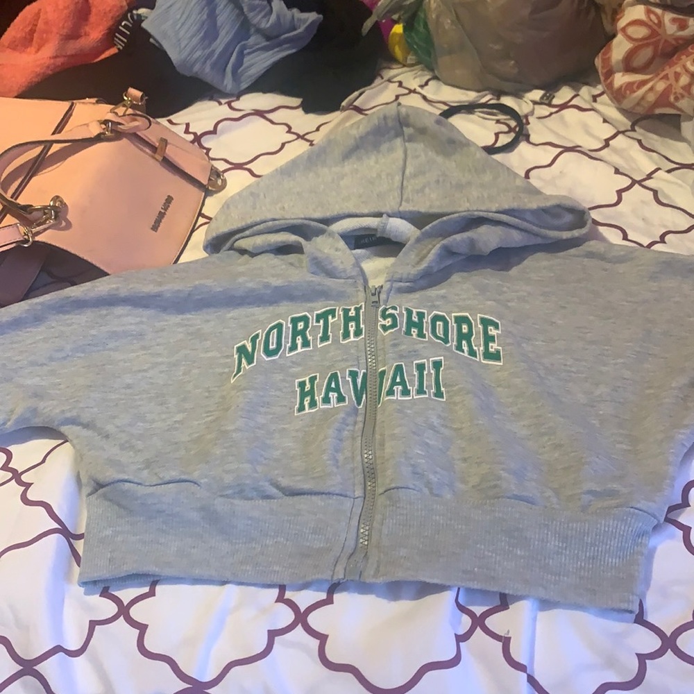 Crop top hoodie